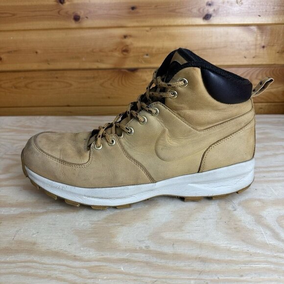 Nike Men's Tan Leather Boots - Picture 1 of 6